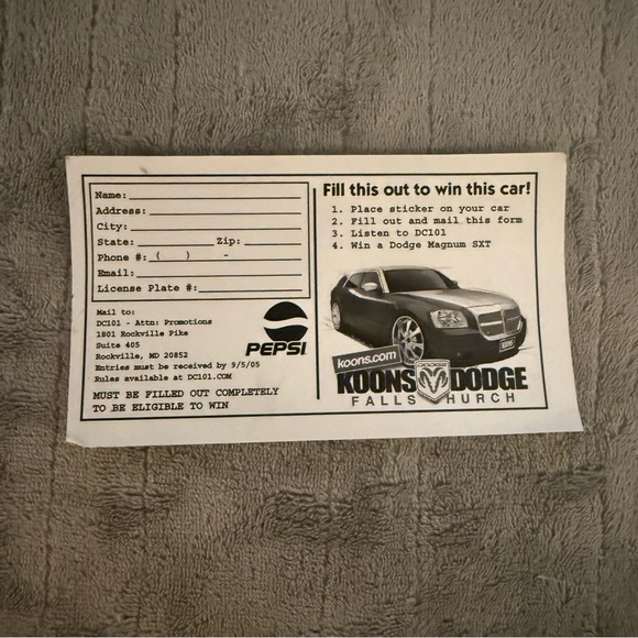 DC101 Sticker - Picture 2 of 2